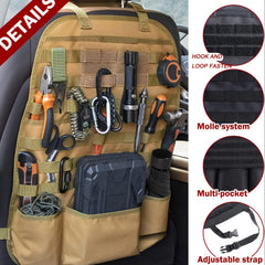 Car Seat Back Organizer with Multiple Pockets for Truck SUV MPV Van