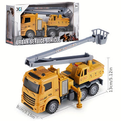 Car Crane Model Vehicle Pull Back Toy Car Kids Gift