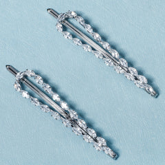 Rhinestone Pearl Hair Barrettes Clips for Lady Girls