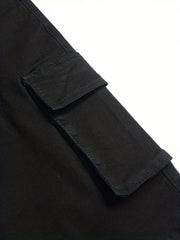 Men's Stretch Denim Shorts Casual Outdoor Summer Cargo Pocket
