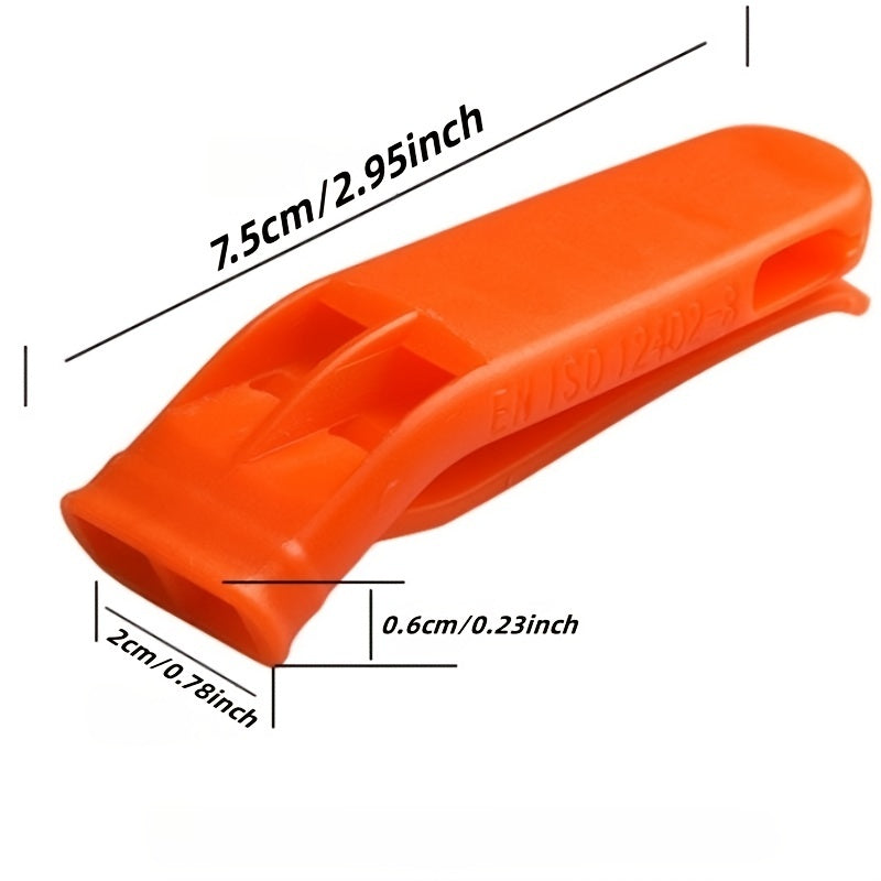 3pcs Survival Whistle with Lanyard for Outdoor Camping