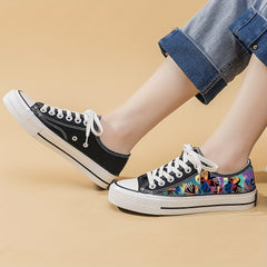 Breathable Low Top Canvas Shoes - Unisex