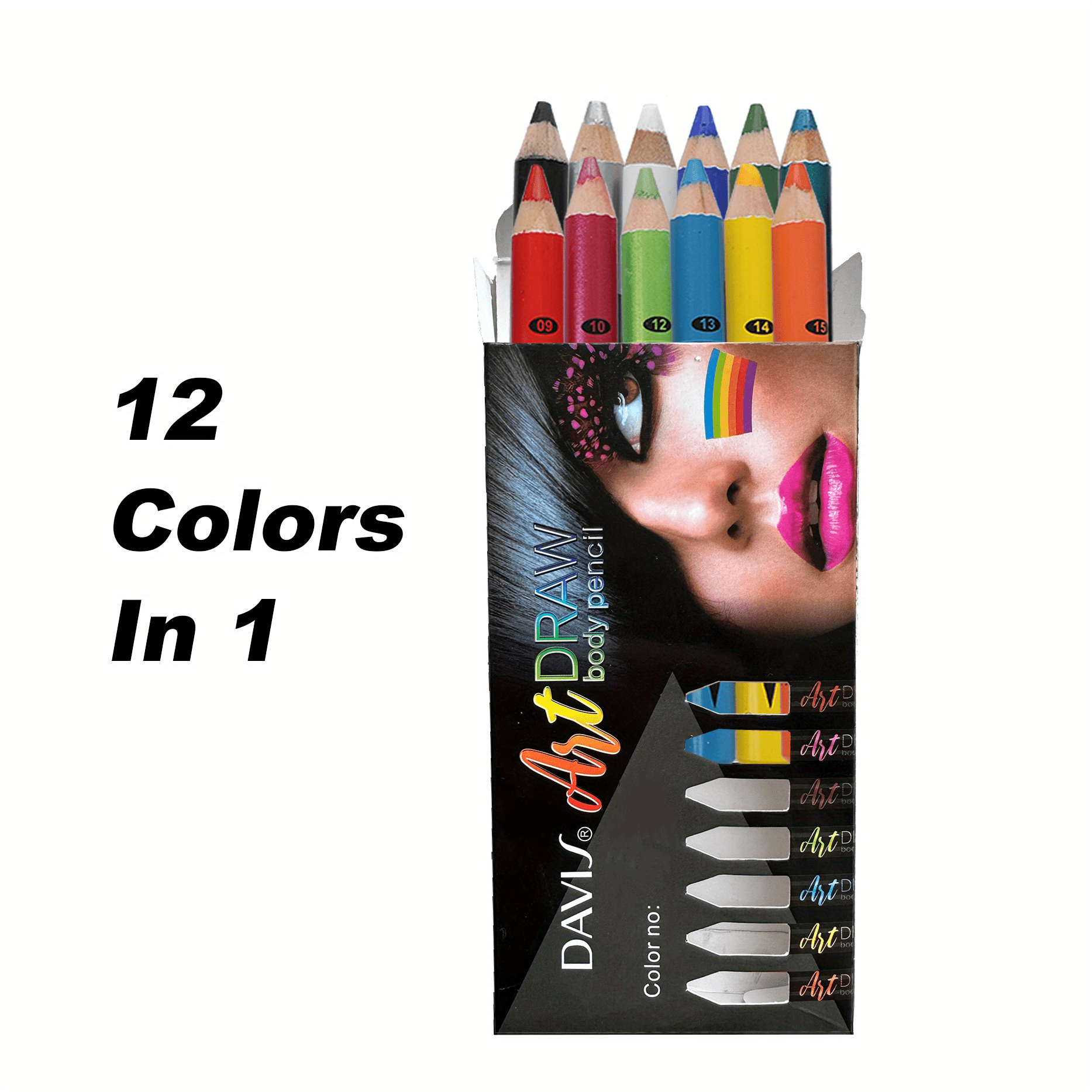 Body Drawing Pen Makeup Long Lasting Waterproof High Pigmented