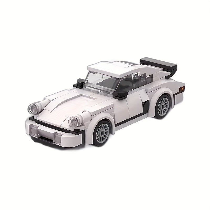 196pcs 911 Sports Car Building Block Set, MOC Racing Car Toys