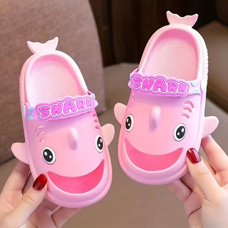 Kids Fish Slides Slippers Soft Soled Anti Slip Shoes