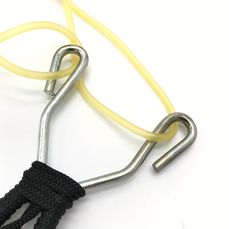 2pcs Stainless Steel Slingshot Outdoor Toys for Outdoor Entertainment