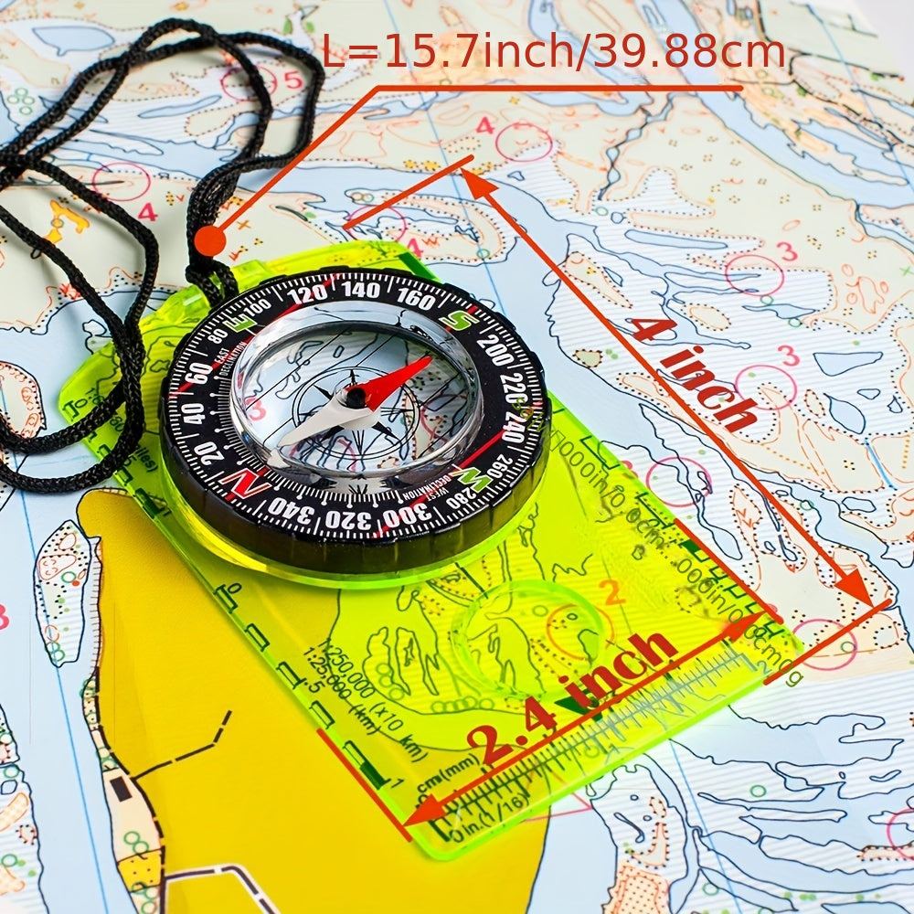 Waterproof Metal Compass for Hiking - Outdoor Camping & Map Reading