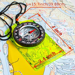 Waterproof Metal Compass for Hiking - Outdoor Camping & Map Reading