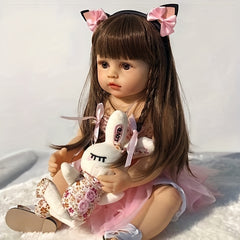 Realistic Full Body Silicone Reborn Dolls Lifelike Washable Waterproof