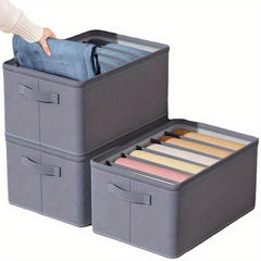 9 Compartment Clothes Storage Box Organizer with Handles