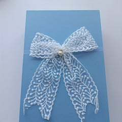 2pcs Lace Bow Gift Decorative Bow Hair Accessories Curtain Strap