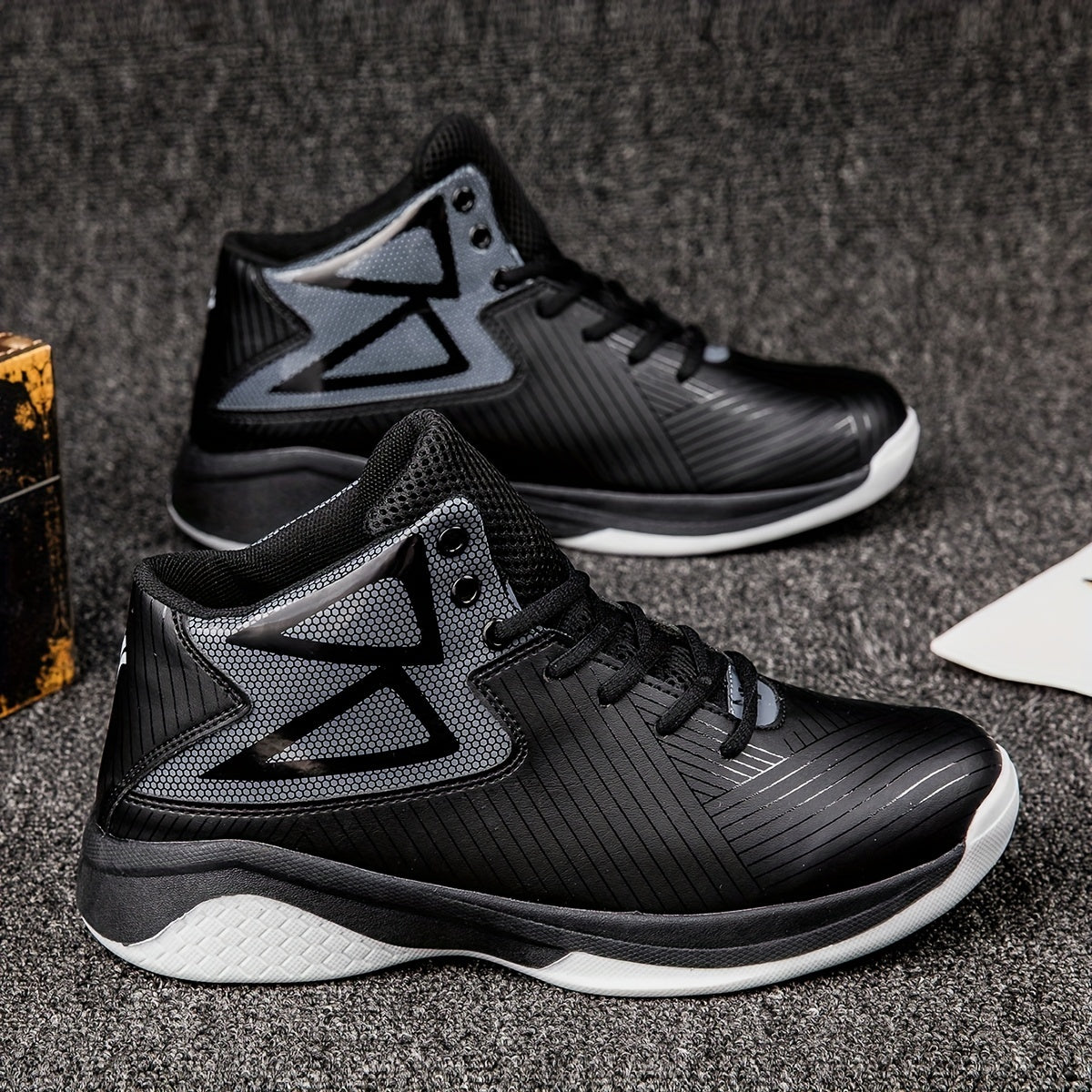 Men's Basketball Shoes - Shock Absorbing Non Slip Athletic Footwear