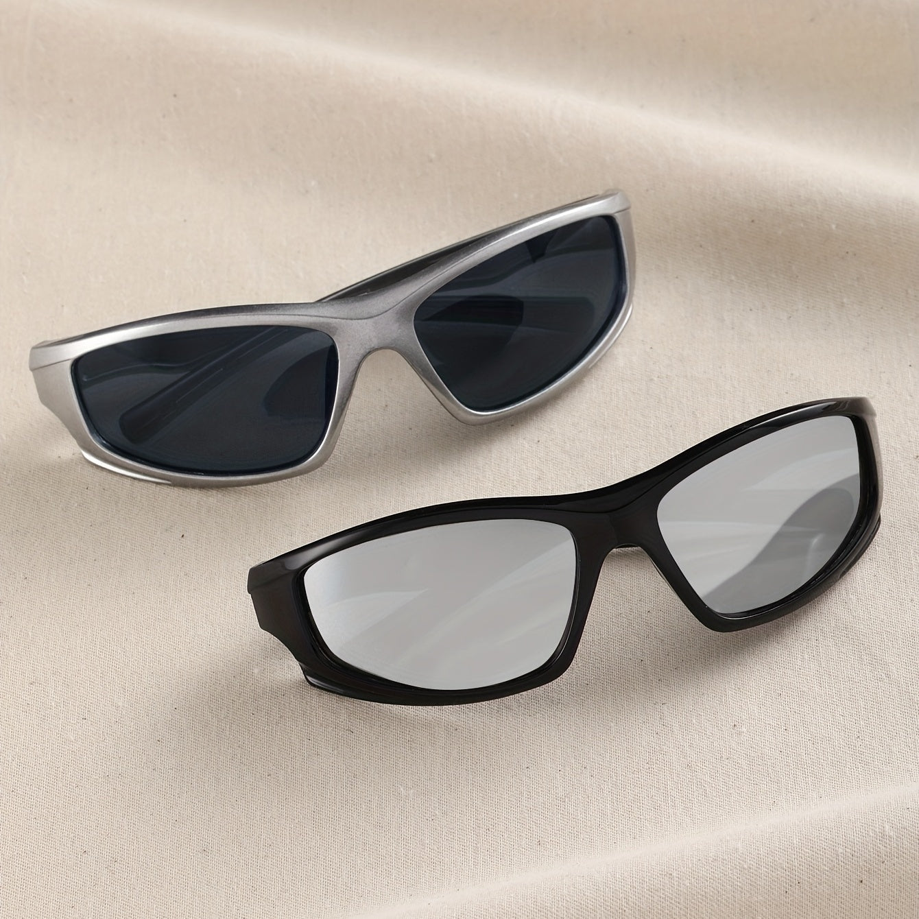 Silver Future Sense Y2K Men's Cycling Goggles