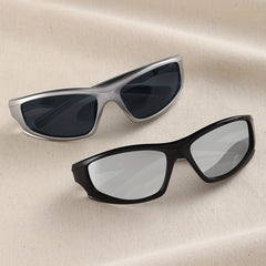 Silver Future Sense Y2K Men's Cycling Goggles
