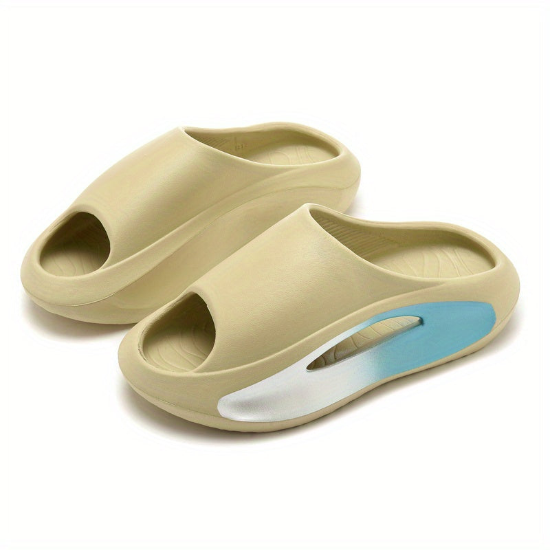 Men's Non Slip Platform Slides Soft Sole Cloud Slides