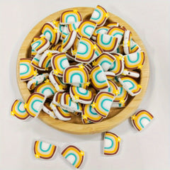 Silicone Rainbow Teether Beads for Healthy Gum Growth