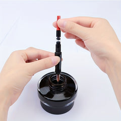 12pcs Fountain Pen Ink Cartridge Converter Refillable Plunger Universal