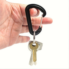 2pcs Aluminum Alloy Key Chain Outdoor Buckle