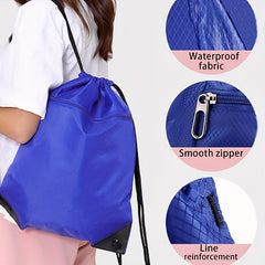 Waterproof Drawstring Backpack for Sports Fitness