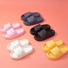 Women's Bear Pattern Slides Soft Indoor Shoes