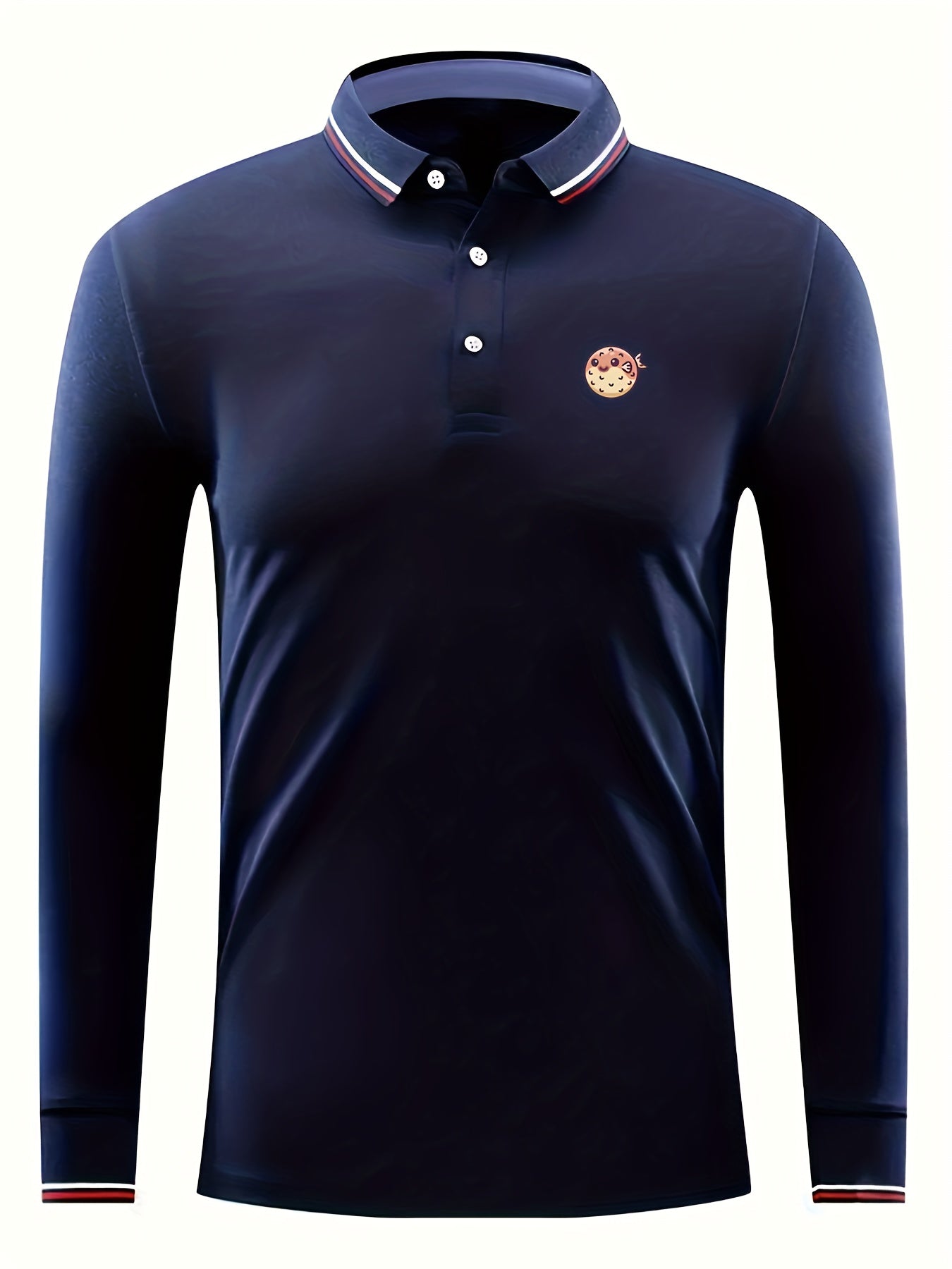 Men's Lightweight Long Sleeve Polo Shirt