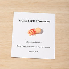 Turtle Cheer Up Gift Motivation Teacher You're Awesome Friendship Present
