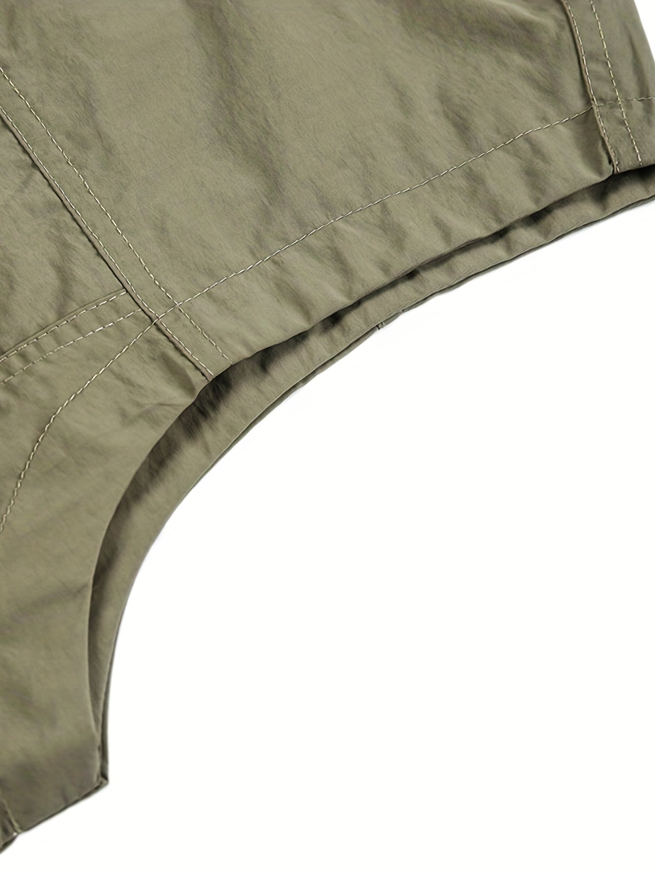 Men's Zipper Pockets Cargo Vest with Hood