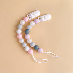 2pcs Set Silicone Pacifier Clips for Teething Babies