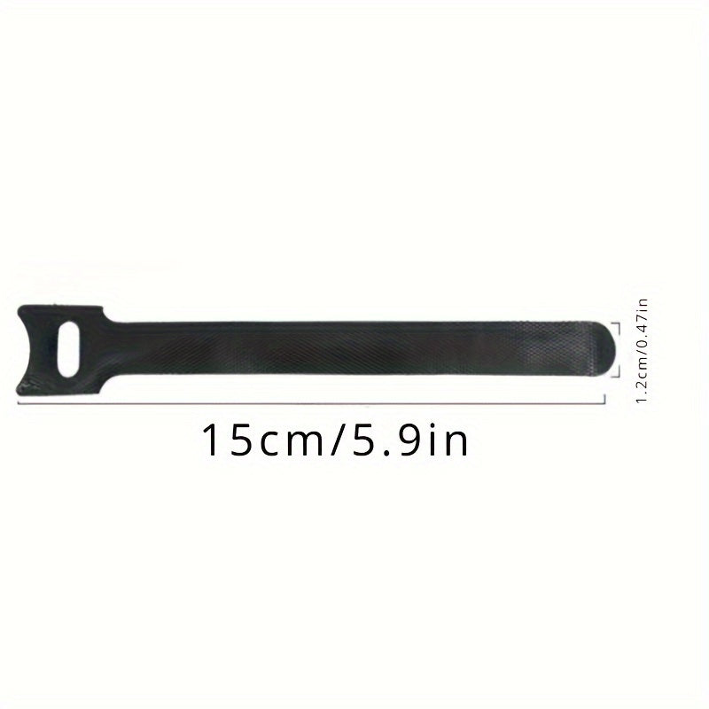 100 Reusable Cable Ties 180mm 150mm 110mm Hook & Loop Fastener