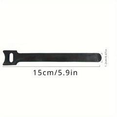 100 Reusable Cable Ties 180mm 150mm 110mm Hook & Loop Fastener