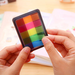 100 Waterproof Colored Sticky Notes Self Adhesive Pads for Planner Home Office