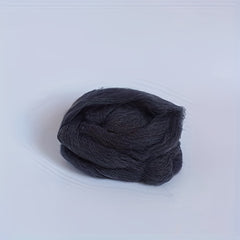 7pcs Grey Wool Roving Needle Felting DIY Kit 10g Each Piece