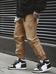 Men's Cargo Pants Casual Drawstring Joggers Spring Fall Streetwear