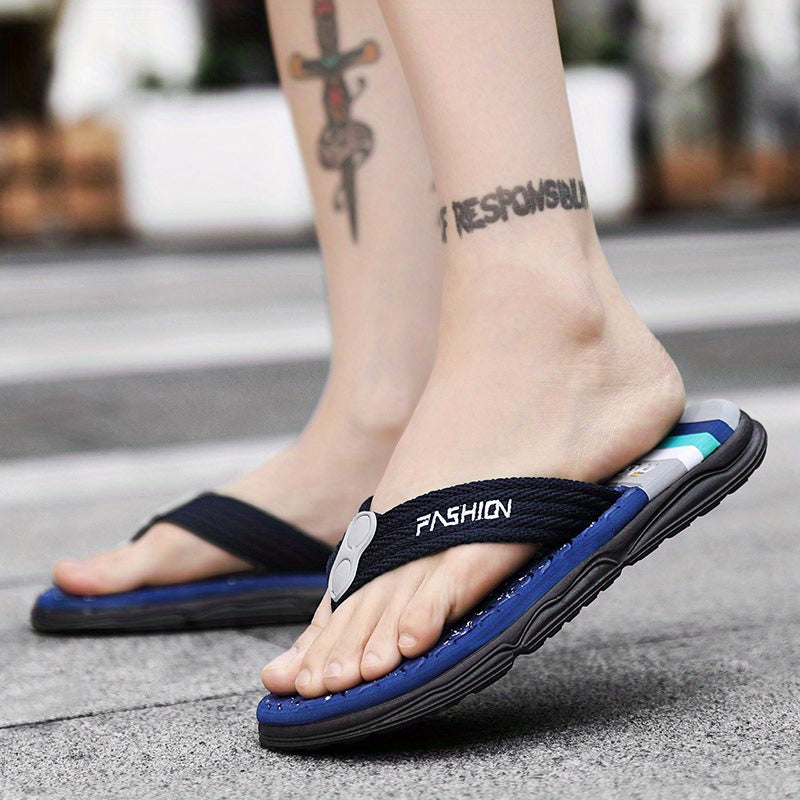 Men's Thong Sandals Non Slip Flip flops for Indoor Outdoor Beach Shower