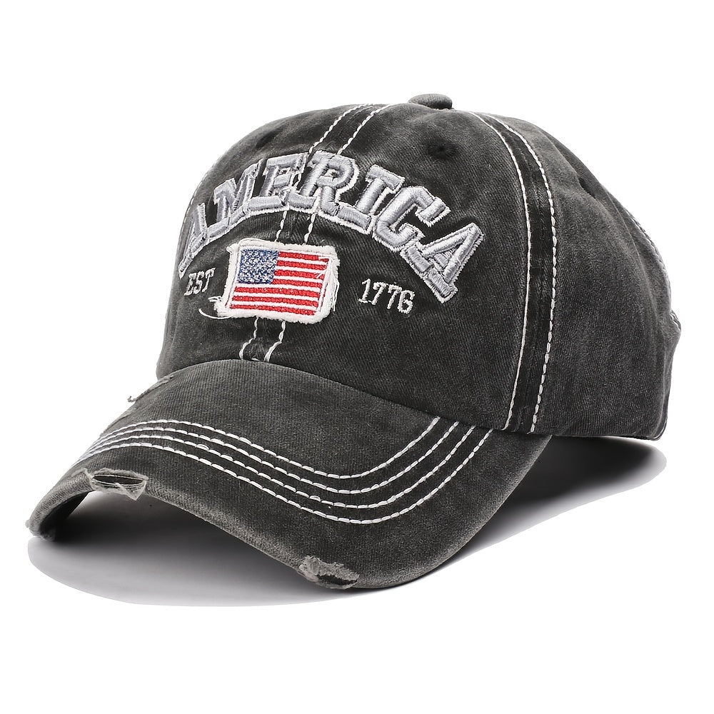 Vintage Letter Embroidery Baseball Cap