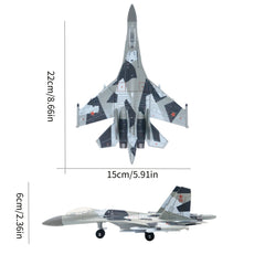 SU 35S Fighter Jet Model Assembly Airplane Model Set