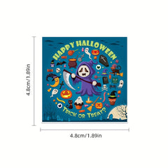 40pcs Halloween Themed Stickers for Spooky Decorations and Crafts