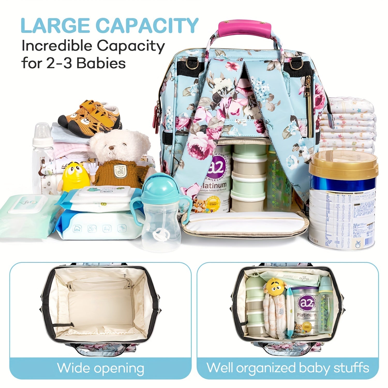 Camouflage Mommy Bag Backpack Large Capacity Diaper Bag