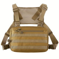 Outdoor Sports Chest Bag Mesh Breathable Chest Bag