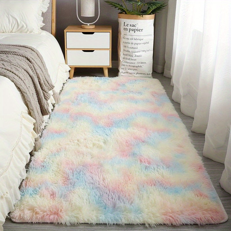 Soft Plush Shag Area Rug for Living Room - Fluffy Shaggy Floor Carpet