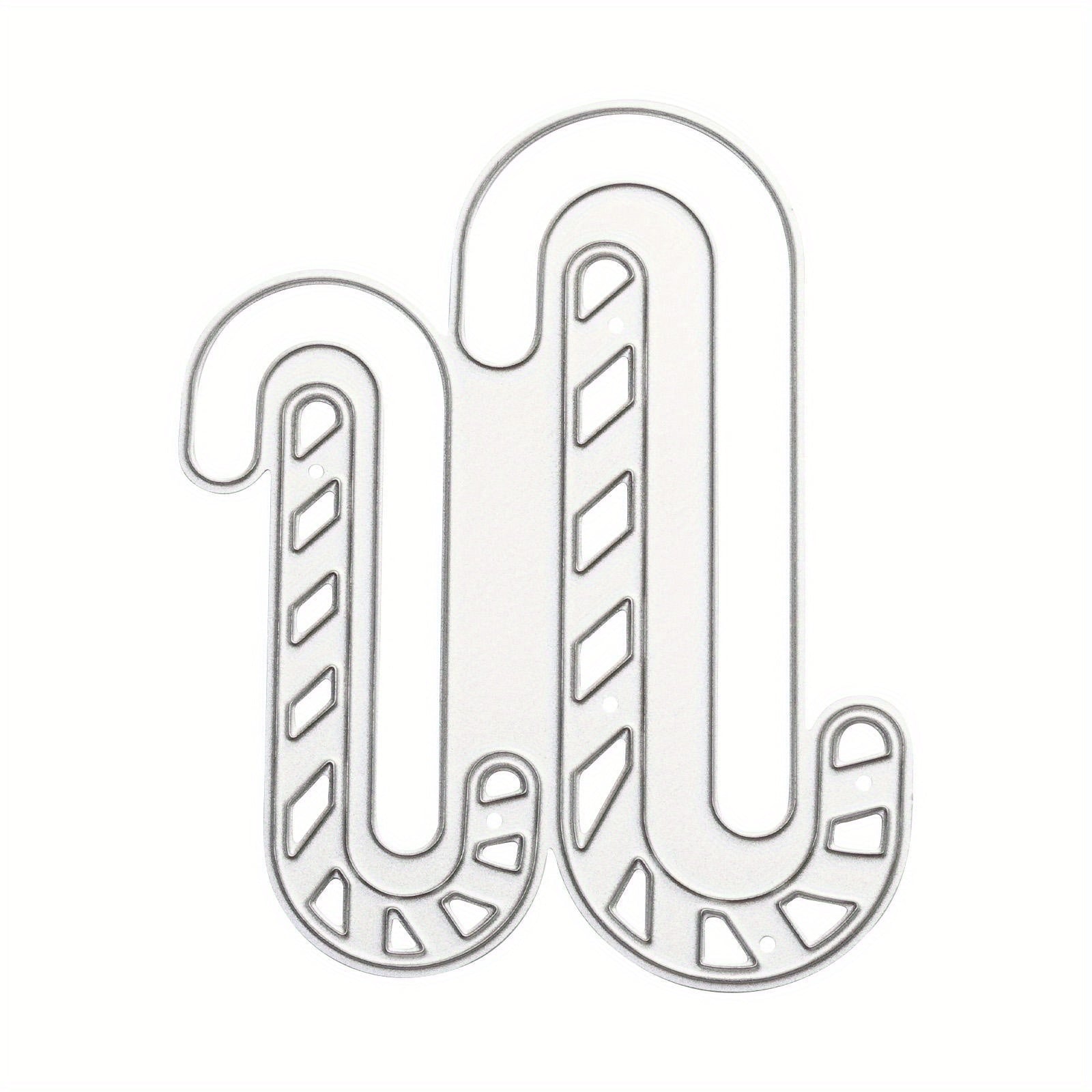 Christmas Metal Cutting Dies Candy Cane Die Cuts Embossing Stencil