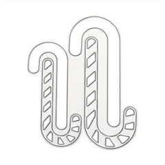 Christmas Metal Cutting Dies Candy Cane Die Cuts Embossing Stencil
