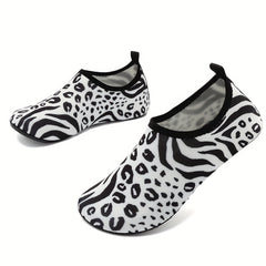 Leopard Print Quick Dry Beach Aqua Shoes for Women