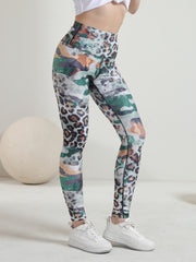 Leopard Print Yoga Workout Pants - High Elastic Fitness Leggings