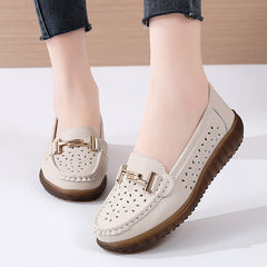 Women's Breathable Loafers Comfortable Walking Shoes Non slip Flats