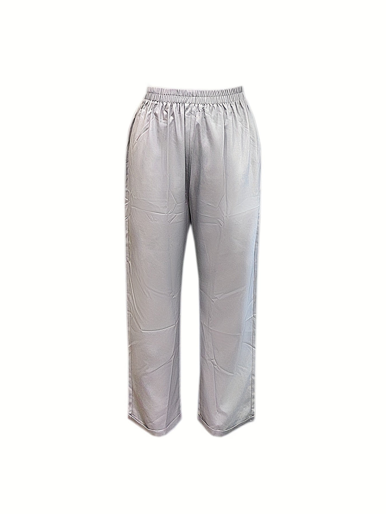 Women's Plus Dot Print Shirt & Roll Up Pants Set