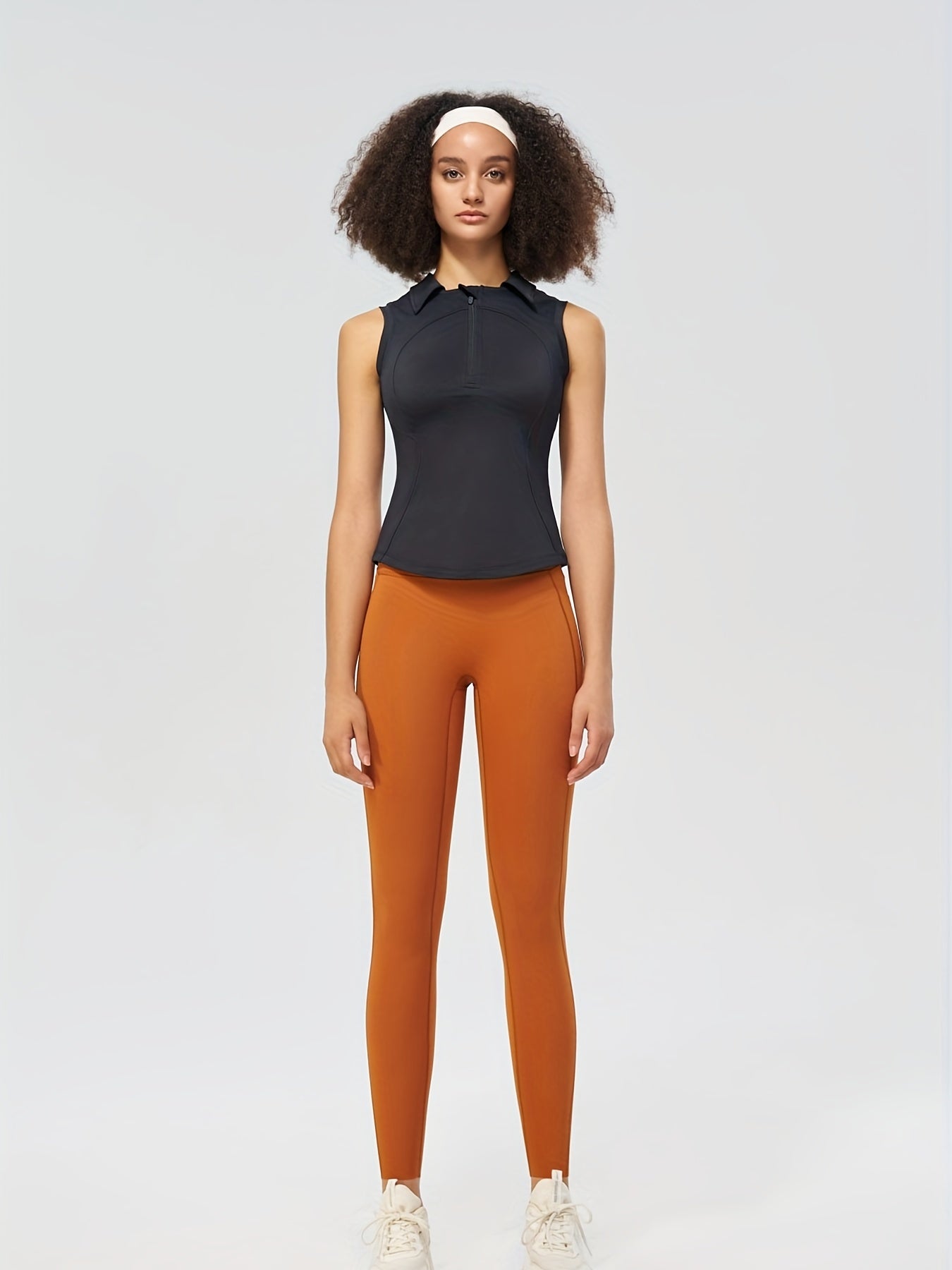 Women's Quick Dry Front Zipper Tight T-shirt
