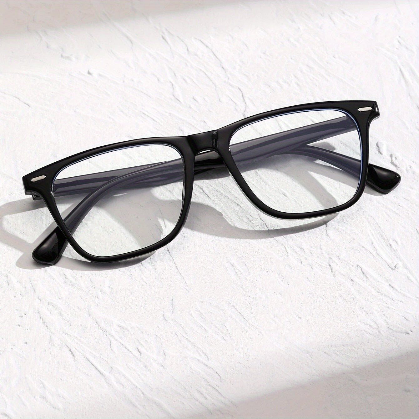 Classic Clear Lens Rectangular Eyeglasses for Women Men