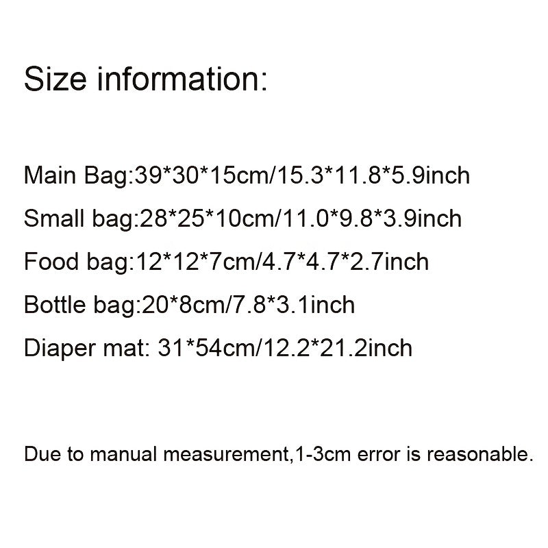 5pc Multifunctional Mummy Bag