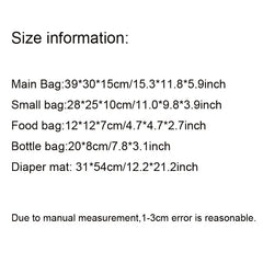 5pc Multifunctional Mummy Bag
